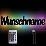 led namensschilder lkw selber machen Maße ca.: 55 cm x 11 cm I Kinderzimmer Zubehör mit Namen nach Wunsch