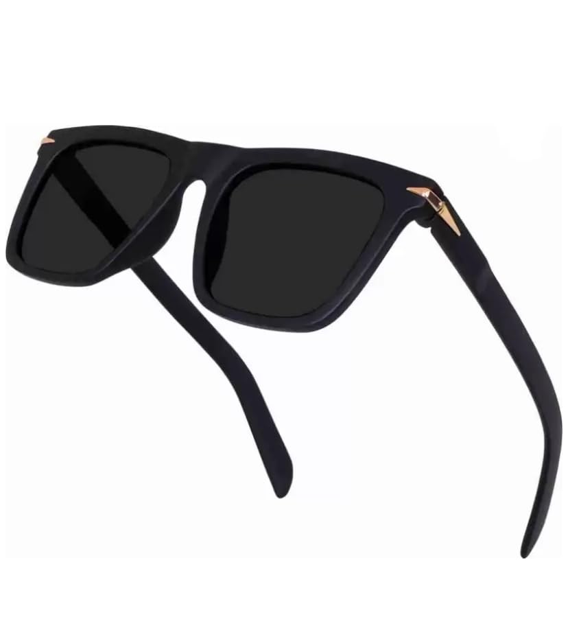 Black Sunglasses for Men and Women, UV Protection, Matte Finish Full Rim Frame. Your mate for Party, Outdoors, Events, Driving, Beach & Golf.-image-45