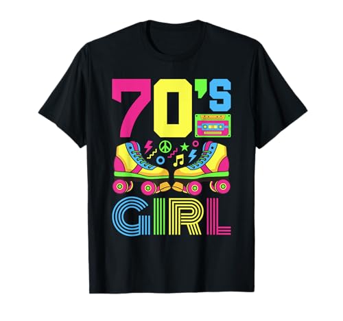 70s Girl 1970s Fashion Theme Party Outfit Seventies Costume T-Shirt