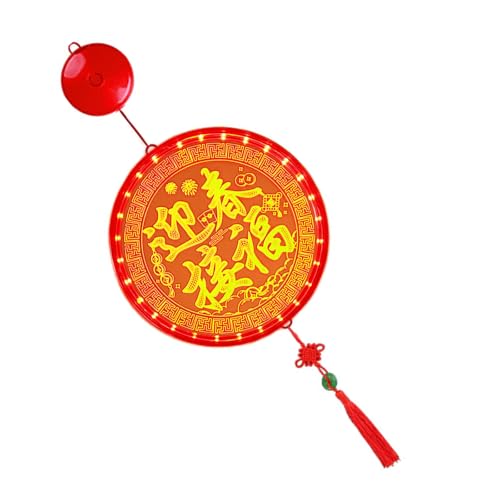 jiingekk Practical Acrylic LED Hanging Lights Multifunctional LED Wall And Window Hanging Lights For 2025 New Year Celebration