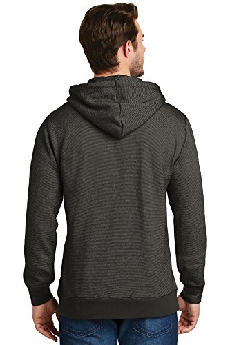 District Made Men's Mini Stripe Full Zip Hoodie3
