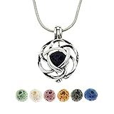 Material: natürliche Lava-Perlen + Legierung, 100 % nickelfrei.