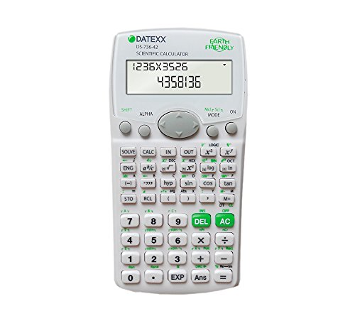Datexx DS-736 283-Function 2-Line Scientific Calculator