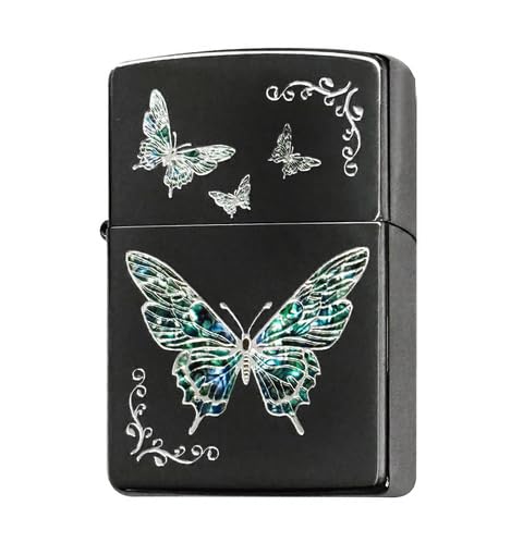 Amazon.co.jp: Zippo 2-BT Butterfly Design Shell Color Gift (Blue