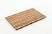 Nordic Style Premium Teak Shower + Bath Mat for Indoor + Outdoor Use | Non-Slip Wooden Platform for Spa, Sauna, Shower, Pool, Bath, Hot Tub | Flooring Decor and Protector