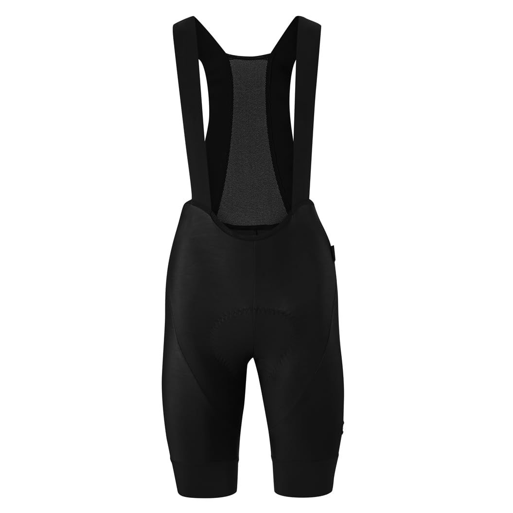 Gonso SQlab GO Bib W, Kurze Damen Träger-Radhose, Tights mit ergonomischem SQlab Sitzpolster, Innovative Schnittführung ohne Seitennaht, Enganliegende Passform