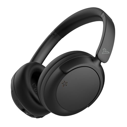 VOKALEN Hyper GO Wireless Over-Ear Noise Cancelling Headphones with Mic, 60H Playtime, Bluetooth Headphones, Hi Res Audio, Deep360 Spatial Audio, Ultra-Lightweight for Travel, Work, Study (Black) by VOKALEN - Used condition - CA$64.50