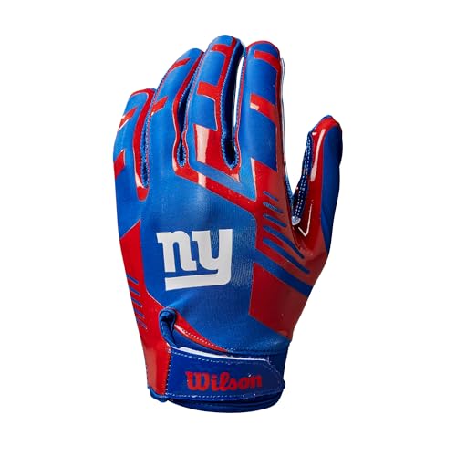 Wilson NFL Stretch Fit Football Gloves - Adult,...