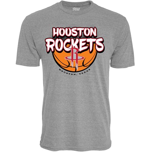 Blue 84 Standard NBA Officially Licensed Tri-Blend T-Shirt Heather Gray
