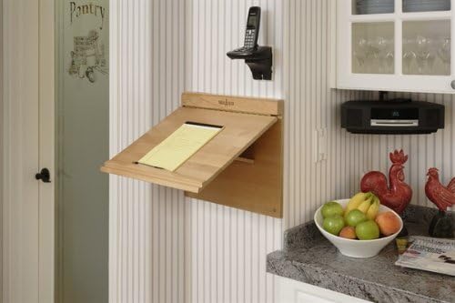 Ergo Desk - 300N - Wood Fold-Up Wall Mounted Drafting and Writing Desk - Natural - 18 in.
