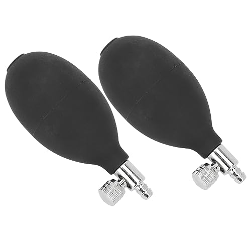 Blutdruck Latexbirne, Ersatz Inflation Glühbirne, 2 Stück Latex Blutdruckbirne Ersatz Inflations Blutdruckmessgerät Birnepumpe mit Luftablassventil zum manuellen Aufpumpen des Blutdruckmessgeräts