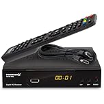 PremiumX Satellite Receiver HD 521 FTA Digital SAT TV Receiver DVB-S2 FullHD HDMI SCART 2X USB Multimedia Player 12V External Power Supply