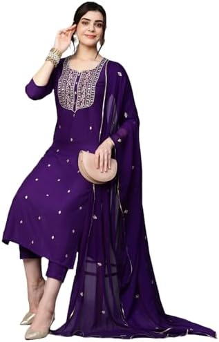 GoSriKi Women KASTURI BLACK-APL-GS_51477 Kurta with Pant & Dupatta (pack of 1)