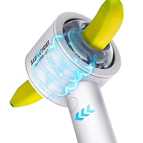 areclern Banana Cleaner Machine Electric Automatic Banana Cleaner Tool for Men Smart Massage Machine for Husband Massager with Food Grade Silicone Pressure Sensing (A:massage)