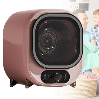 Asciugatrice A Condensazione, Asciugatrice Portatile Compatta Con Capacità Di 5 Kg, Per Casa, Appartamenti, Dormitori E Piccoli Spazi, A Condensazione, Centrifuga(Pink)
