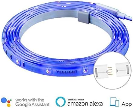 Yeelight RGB Strip Intelligent Light Band Smart Home Phone App WiFi Light Colorful Lamb LED 2M 16 Million 60 LEDs,LED Rope Lights, LED Tape Light, Alexa Accessories, LED Light Strips, LED Lights