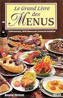Le grand livre des menus 2263022414 Book Cover
