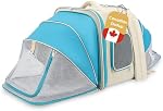 PORT ATLAS Expandable Cat Carrier Backpack, Airline Approved Lightweight & Durable Pet Travel Bag for Cats and Small Dogs up to 20 lbs, Breathable Mesh Design Converts into Tent-Style Zone