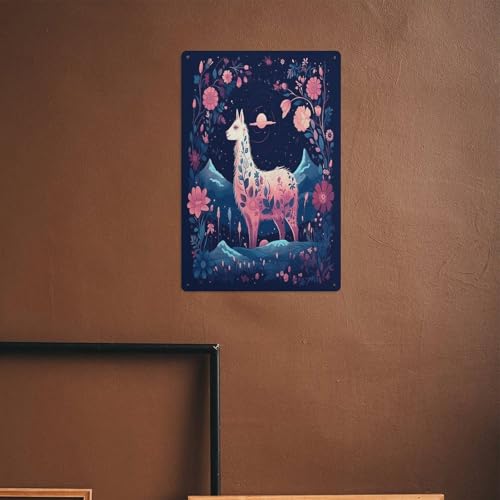 Placa de estaño de alpaca con diseño artístico e instalación fácil 7