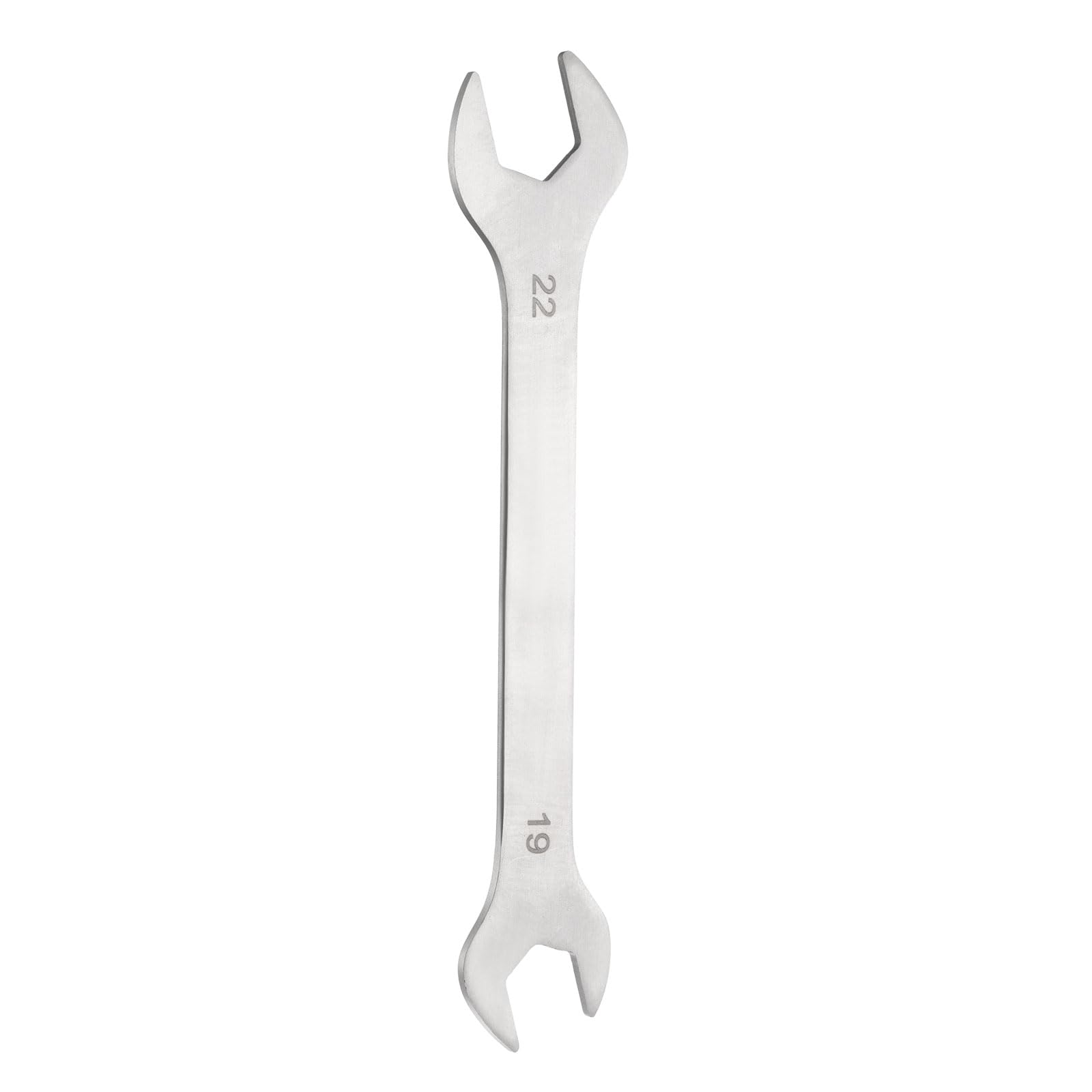 sourcing map Super Thin Open End Wrench 19x22mm Metric Lightweight U-Shaped Spanner Double End Wrenches for Automotive Repair Furniture Assembly, Gray