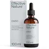 Effective Nature® DMSO 99,9% Ph. Eur. - Hochreines Dimethylsulfoxid - 100 ml Braunglas mit Pipette - Laborgeprüft & Vegan - Für technische Anwendungen