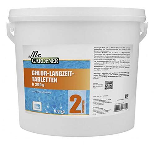 EM Mr.GARDENER Chlortabletten Lan a 200g, 5,0Kg 0505705MG