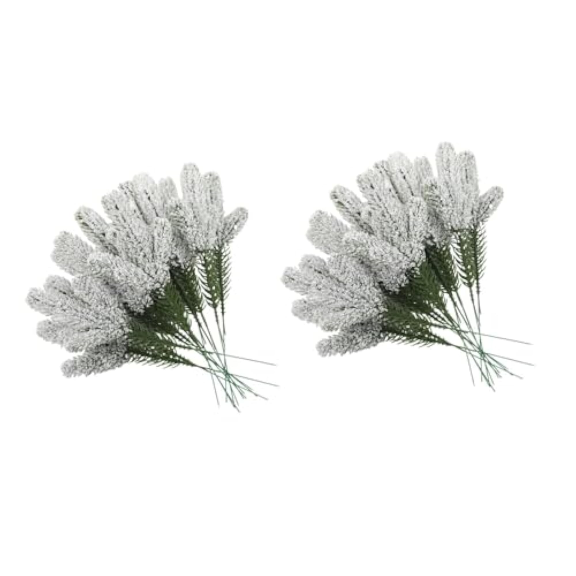 24x Artificial Pine Needle Branches for Home Decor
