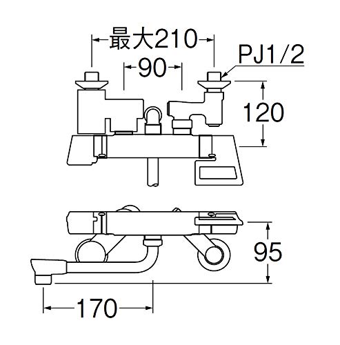 Amazon | SANEI(サンエイ) サーモシャワー混合栓 SK181DCK-3U-13