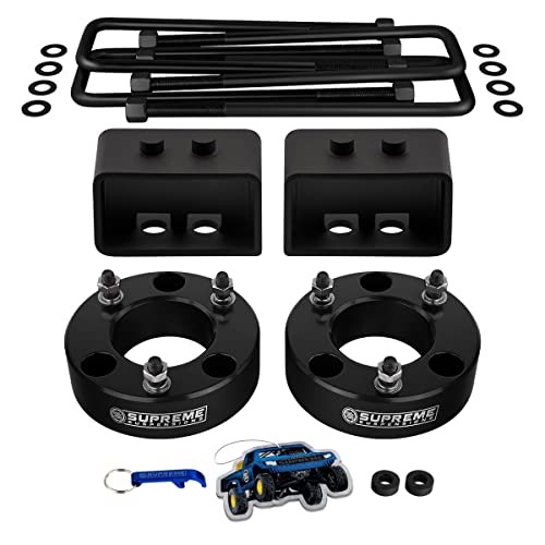 Supreme Suspensions - Full Suspension Lift Kit for 2004-2008 Ford F-150 [2WD: 3.5" Front + 3" Rear Lift / 4WD: 3.5" Front + 1.5" Rear Lift] - Black