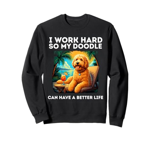 �ʔ����S�[���f���h�D�[�h����I Work Hard So Goldendoodle Lovers �g���[�i�[