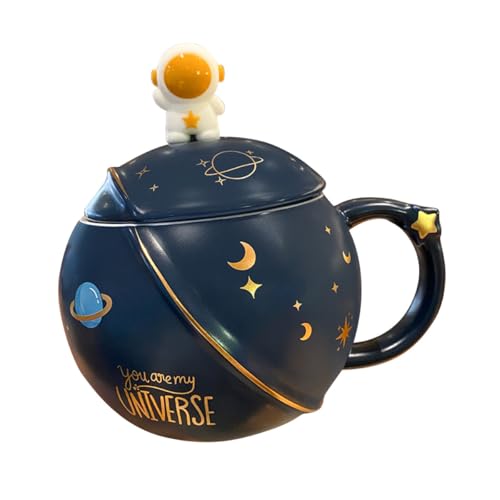 DINHEAROM �Z���~�b�N���f���e�[�}�̑ϔM�E�H�[�^�[�}�O �W�X�v�[���t�� 401-500ml�e�� �I�t�B�X�⃌�X�g�����ɍœK�Ȃ��������ɂ����~���N�J�b�v�Z�b�g