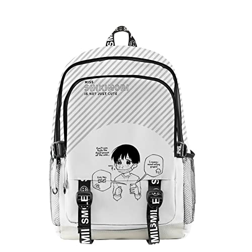 ISaikoy Anime Shikimori's Not Just a Cutie Backpack Shoulder Bag Bookbag School Bag Daypack Color c1