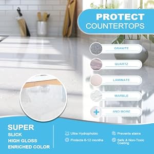 Ceramic Coating Spray – Shine, Seal & Protect Stainless Steel, Glass, Kitchen & Bath – Repels Fingerprints, Water Spots & Grime – Multi-Surface Sealant for Countertops, Sinks & More, 8.66OZ — photo 4 of 6
