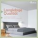 NatureMark Microfaser Boxspringbett & Wasserbett Spannbettlaken 200 x 220 cm - 40 cm Steghöhe - 200x220cm Spannbetttuch - 100% Polyester, Anthrazit/Dunkel grau