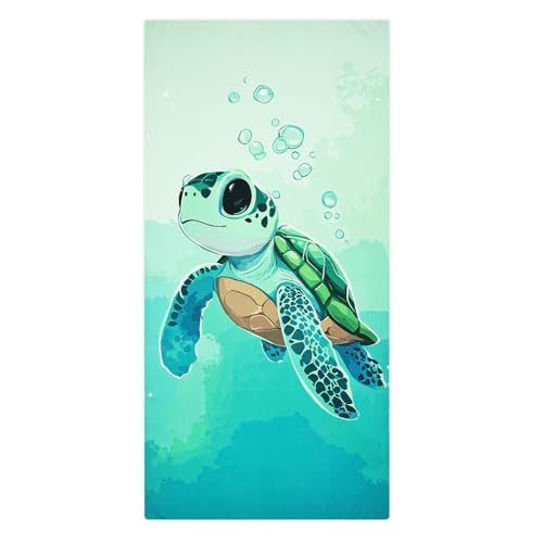 Joyoldelf Strandtuch Kinder 140 x 70 cm Badetuch Strandhandtuch für Mädchen und Jungen - Urlaub Must Haves