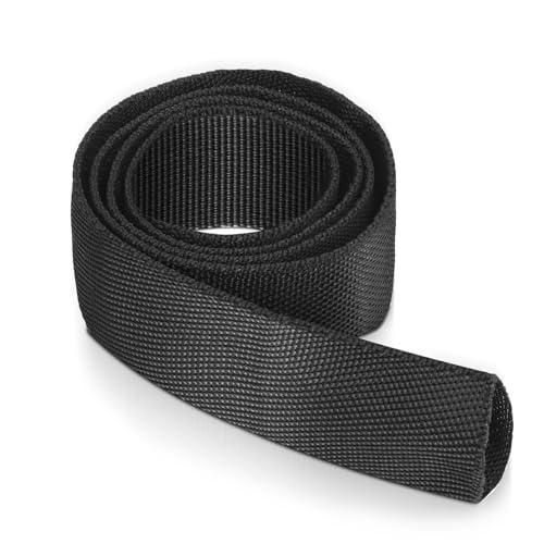 Fydun Windenseilschutz Polyester Windenseilschutzhülle Schwarz Universal für 3cm/1.18in Breite Kabellinie(2M)