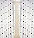 Pink and Brown Mod Dots Window Treatment Panels -Set of 2