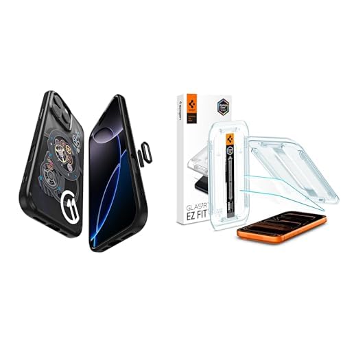 Spigen iPhone 16 Pro Max ince MagSafe Kılıf Spigen iPhone 17 Pro Max / 16 Pro Max Cam Ekran Koruyucu