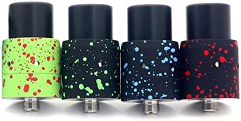 RDA Clone Dripping Atomizer With Monster Competition Cloud Chaser Drip Tip Dual Coil (Black) (Black / Blue Zombie Splatter)