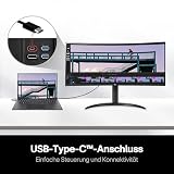 LG UltraWide 34WR55QC-B 34" Monitor Ultra Large - Lastra VA risoluzione UWQHD 3440x1440, 5ms (GtG) 100Hz, HDR 10, sRGB 99%, AMD FreeSync, curvatura 1800R, nero - 5