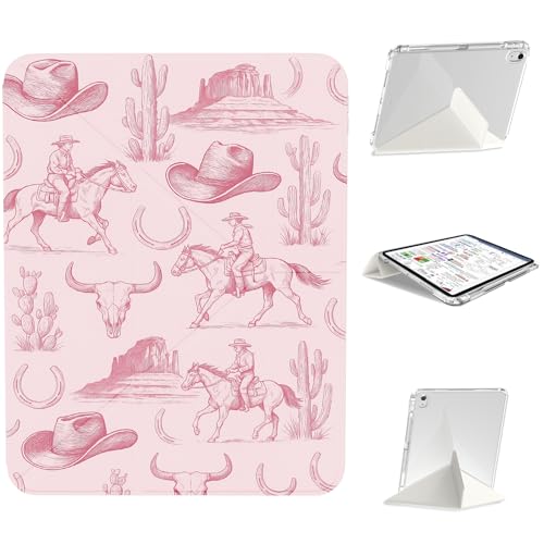 Coque arrière transparente iPad 11 2025 amovible 2 en 1 avec support Y