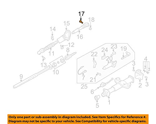 Boulon GM 11515768 pièce de rechange filetée pour suspension