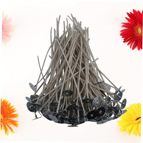 100 mechas para velas enceradas con base, 5.91 in miniatura 5