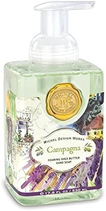 Michel Design Works Green Tomato Leaf Scented Foaming Hand Soap, Campagna