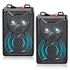 Ultrasonic Pest & Rodent Mouse Squirrels Repellent, Plug-in Electronic Rat Bat Bug Spider Repeller, Battery Operated Deterrent Control Mice for Car Engines, Replace Mouse Traps Indoor, Outdoor 2 Pack