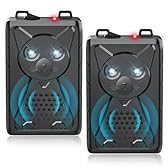 Ultrasonic Pest & Rodent Mouse Squirrels Repellent, Plug-in Electronic Rat Bat Bug Spider Repeller, Battery Operated Deterrent Control Mice for Car Engines, Replace Mouse Traps Indoor, Outdoor 2 Pack