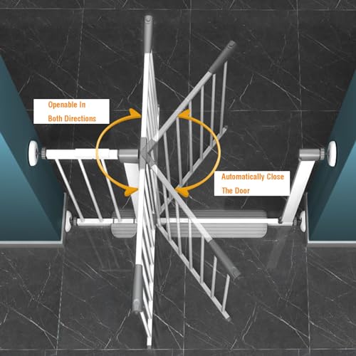 Barrière d'escalier 26 à 33 pouces réglable pour protéger les murs