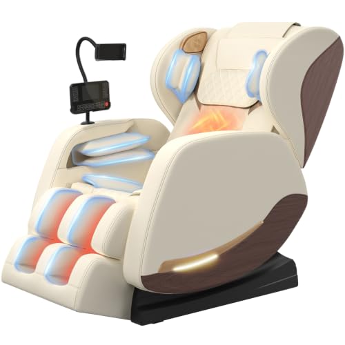 yewglen Massage Chair Full Body, 14 Fixed Rollers, Zero Gravity Recliner