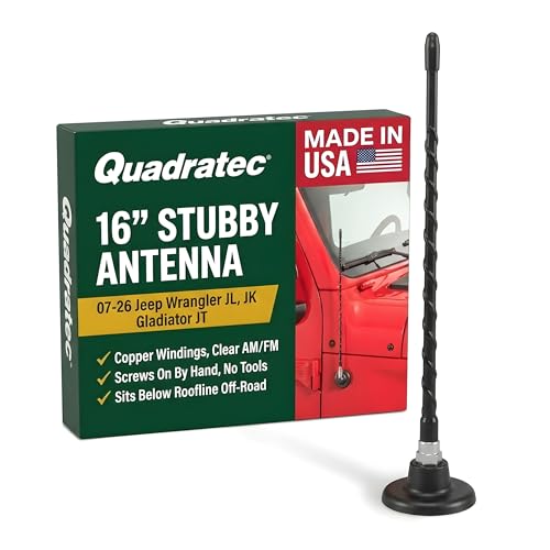 Quadratec 16" Hi Performance Stubby Antenna