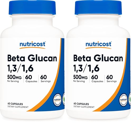 Nutricost Beta Glucan 500mg Pack of 2